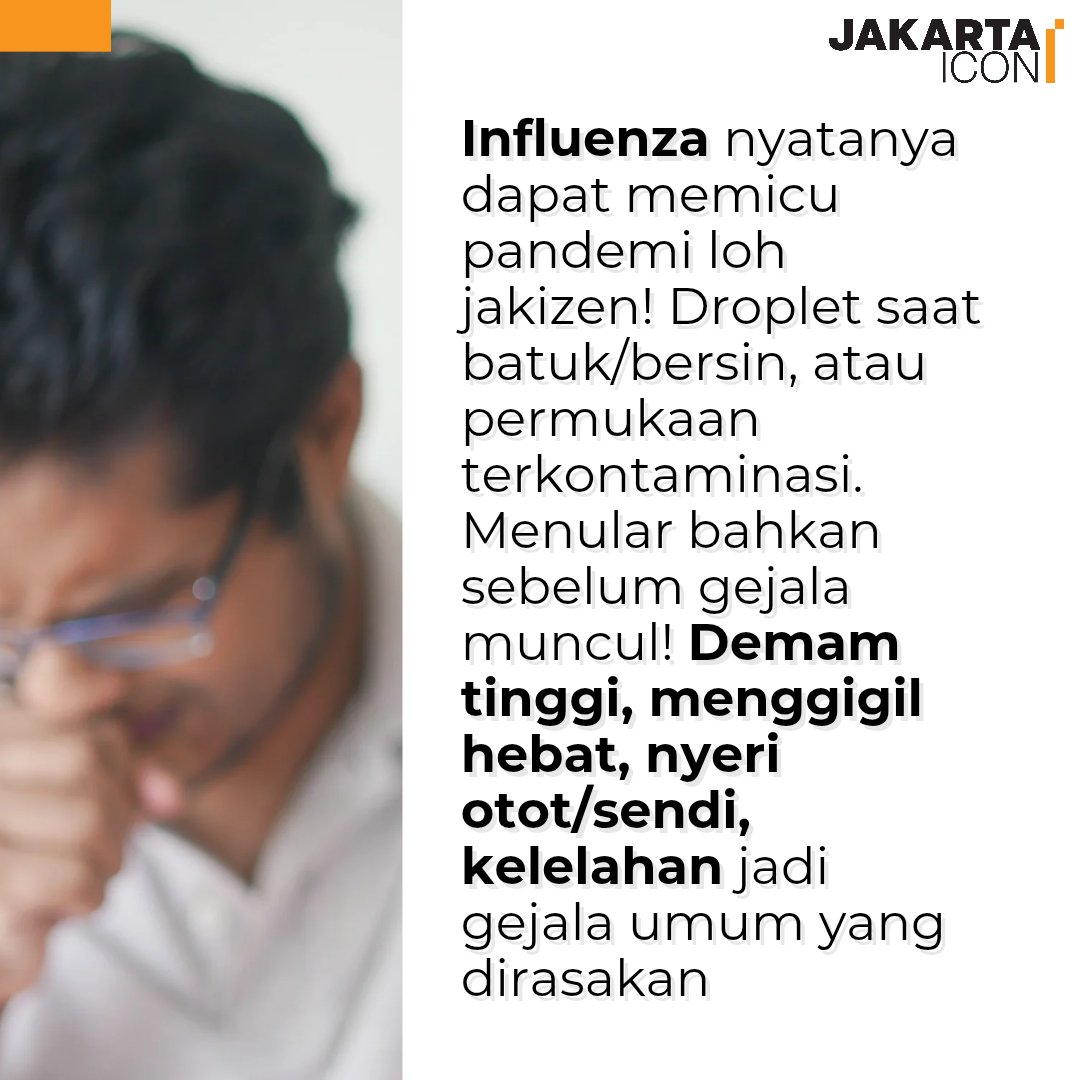 jak_icon's tweet photo. Lagi musim sakit banget ya akhir akhir ini jakizen, tapi hati hati loh bisa jadi itu Influenza. Simak gejala dan cara penanganannya di https://t.co/neTvdIRF72 https://t.co/PBgSz2skvJ