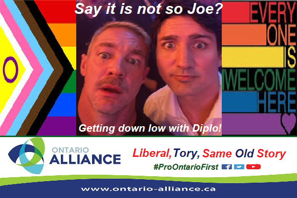 As Diplo, former boyfriend of Katy Perry, now basically says he kissed a boy &amp; he liked it, Justin Trudeau once also said “Pride is about freedom — the freedom to be who you are &amp; love whom you love, without discrimination &amp; hate, my hope is that everyone in Canada is truly free