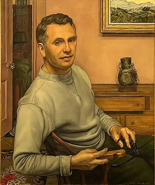 Luigi Lucioni (b. 4 Nov 1900) was an American painter known for his still lifes, landscapes, and portraits. Although he never embraced his sexuality publicly, he became part of the gay artistic world in New York City that included Paul Cadmus, Jared French and Carl Van Vechten.