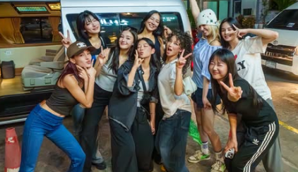 _acbonifacio's tweet photo. AC with the cast of #PerfectGirl🔜

(Siyoon from billlie, Nancy, Adeline Rudolph, Arden Cho, Samantha, Chaerin from Cherry Bullet, Ally Achiraya, and Somi)💃 https://t.co/hOqL32GwOv