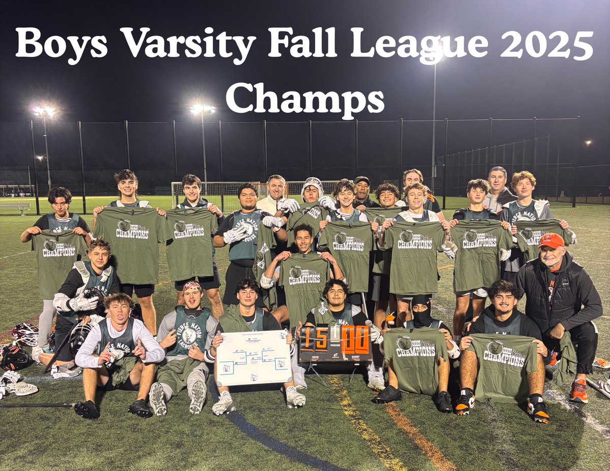 Congratulations to Hayfield for winning this year’s Fall Lacrosse League! We look forward to seeing everyone out again in a few weeks for our winter league!