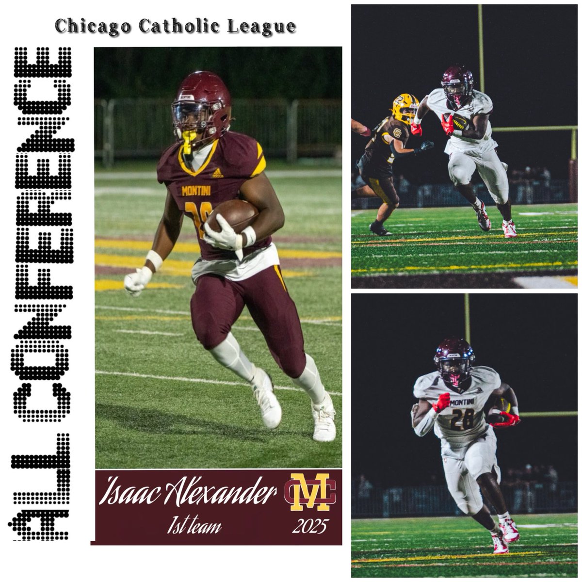 IAlexander28's tweet photo. Blessed to named 1st team CCL all conference for the 2nd consecutive year.
My third time being all conference in the CCL.
@mj_sbbm4keys @MontiniFootball @EDGYTIM @PrepRedzoneIL https://t.co/Rkv7LoSEEc
