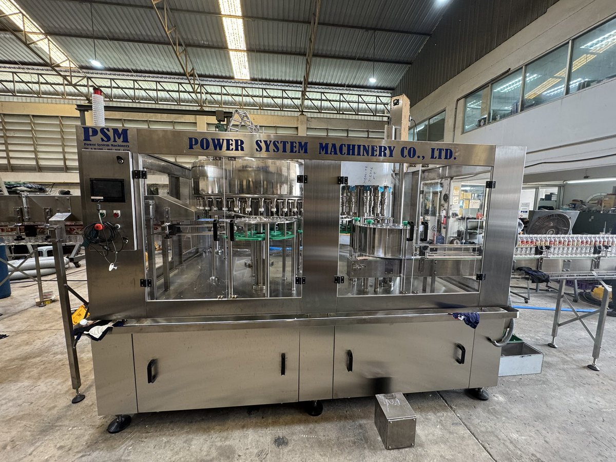 TH_PSM's tweet photo. Monobloc 36/12 : เครื่องบรรจุ 36 ปิดฝา 12 
พร้อมส่งมอบ อยู่ในช่วงรันเทสระบบ ลูกค้าท่านใดสนใจ เข้ามาชม หรือติดต่อสอบถามได้เลยนะครับ 

📞 0892216122 
☎️ 02-9773352-4 https://t.co/YVtKjQIDgc
