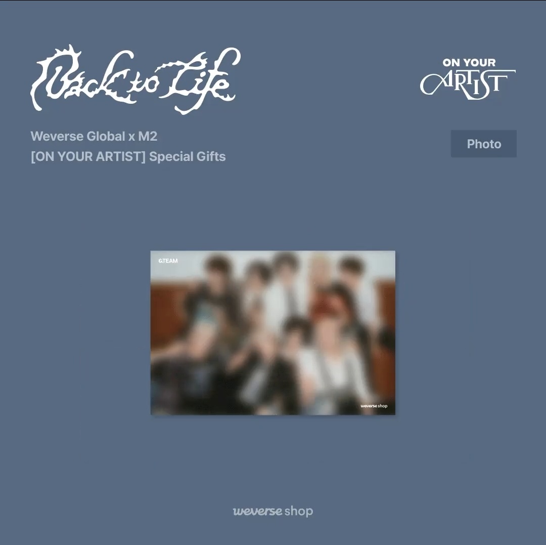 🤍🤍🤍 &TEAM [Back to Life] 🤍🤍🤍 ▷Weverse Global x M2 🆕️ 予約