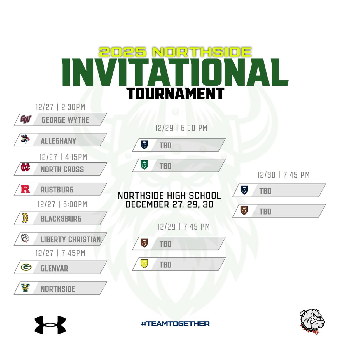 LCACoachKlein's tweet photo. 🔥🏀 Northside Invitational Tournament 😤
One of the premier holiday tourneys in VA — and this year’s field is loaded 🎯
Tip off 🆚 Blacksburg HS on Saturday, December 27th at 6PM
@District2pod @TheSportsBuffet
@hatfieldsports @LCA_Athletics
#TeamTogether #TouchTheLine https://t.co/S3oK7DV1L4