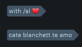 e eu competindo com a cate blanchett