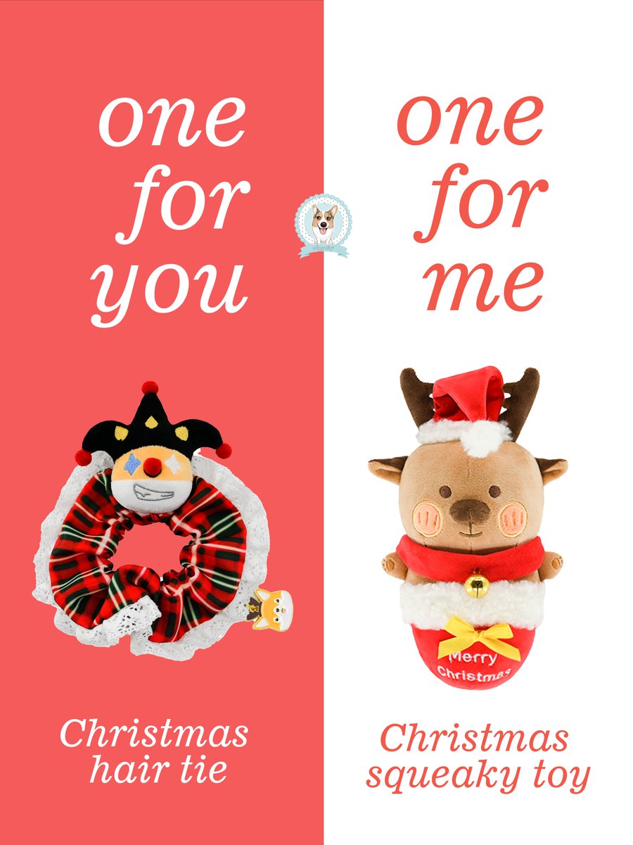 GaoPengToys's tweet image. 🎄 Christmas hair tie for You: Featuring a clown plaid lace design, it instantly adds a festive Christmas vibe to your hair, making you the center of attention during the holiday season.

🎄 Christmas Squeaky Toy for Your Pet: A plush toy with a built-in squeaker, so your pet can…