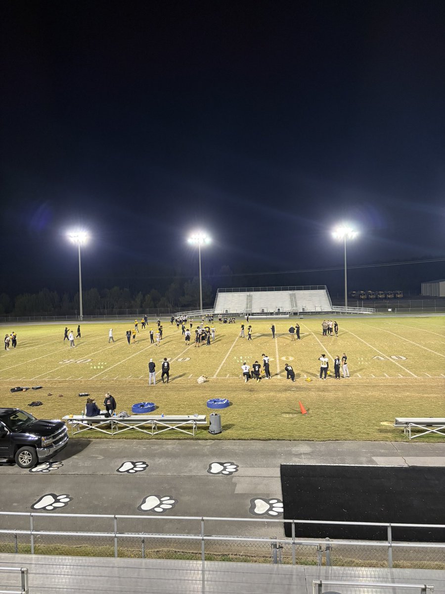 Practicing under the lights means your team has done a few things right! Best time of the year in Priceville, AL!