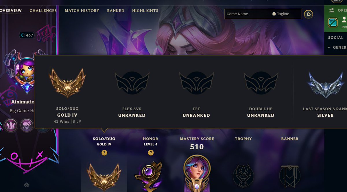 Ainimation's tweet image. Finally reached gold, time for my next hiatus #anime #vtuber #LeagueOfLegends