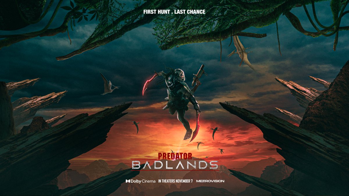 Metrovsn's tweet photo. Here's my latest alternative poster concept for Predator Badlands movie!
#PredatorBadlands #posterconcept https://t.co/W517QmgctJ