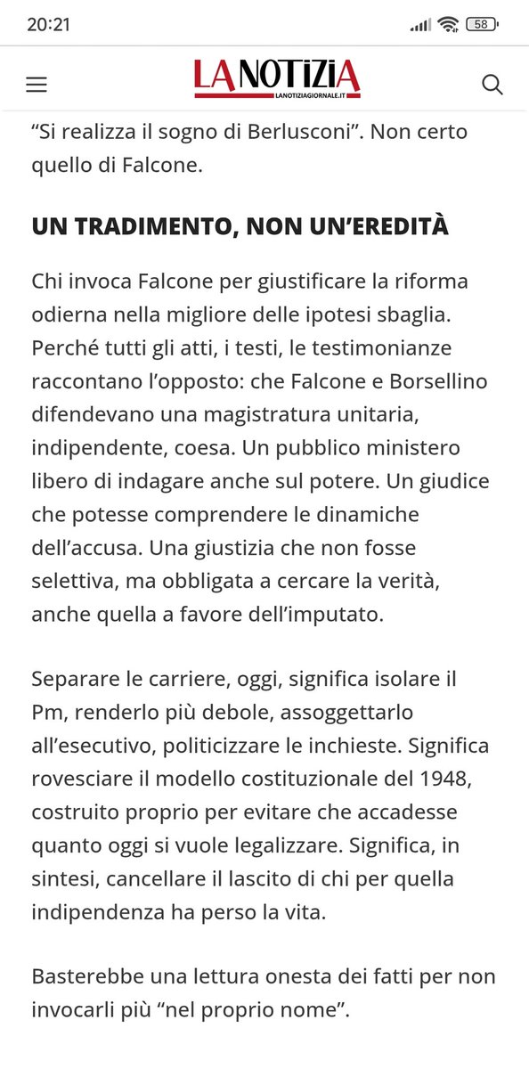 loredanaronchi's tweet photo. @DelmastroAndrea Ma dove cresce ah già le vostre tasche lei non dovrebbe stare in galera ecco perché volete la separazione delle carriere per non essere toccati perché per i cittadini non cambierà nulla #noallaseparazinedellecarriere #iovotono sono con #FalconeBorsellino che non la volevano https://t.co/Oi19Ex97dO