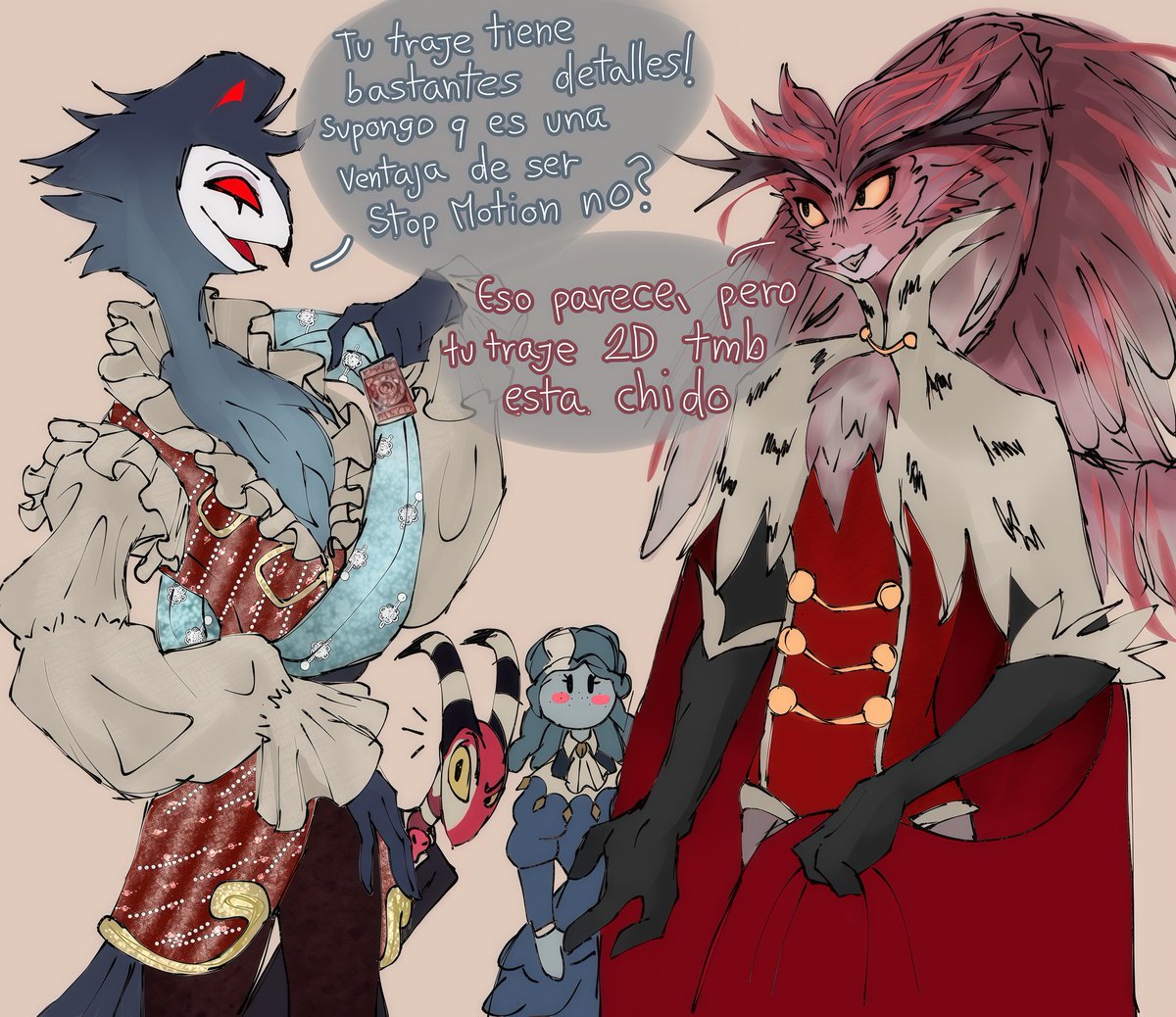 ever_jk07's tweet image. Estos son momentos en los que me gustaría estar México nomás pa ver esta joyita de peli, hice este mini &quot;cómic&quot; pensando en las similitudes de stolas y herneval 👻
