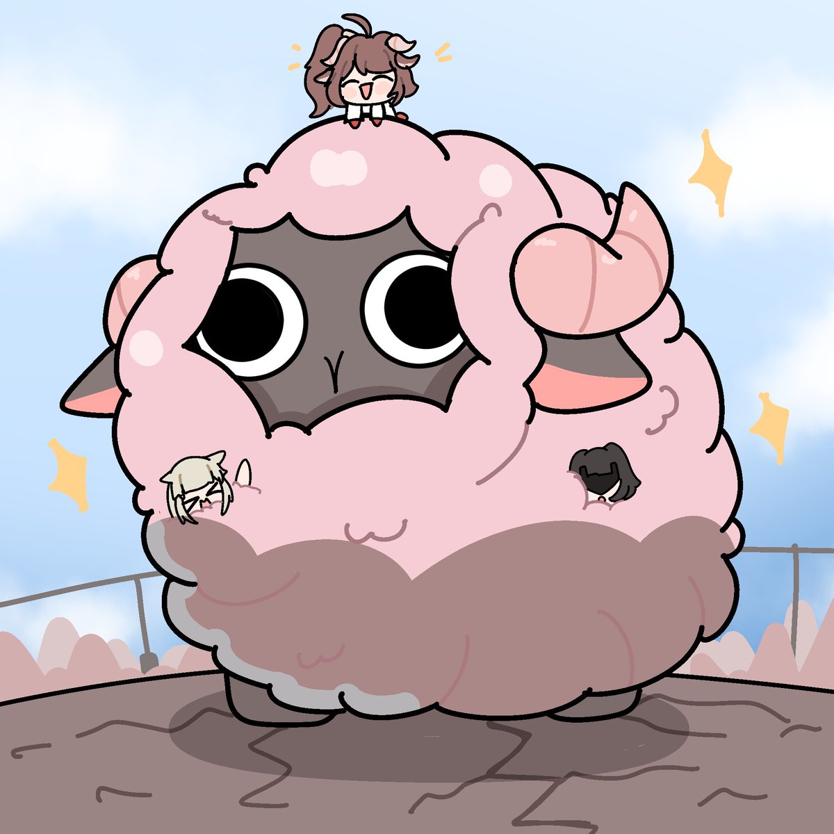 Nepnepping's tweet photo. 🐑 https://t.co/22XYcJOeq8