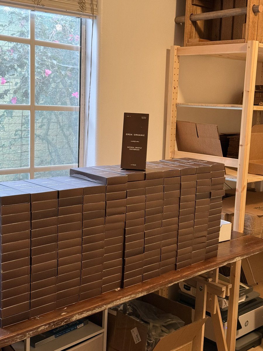 Boxes of toothbrushes just for you and your family