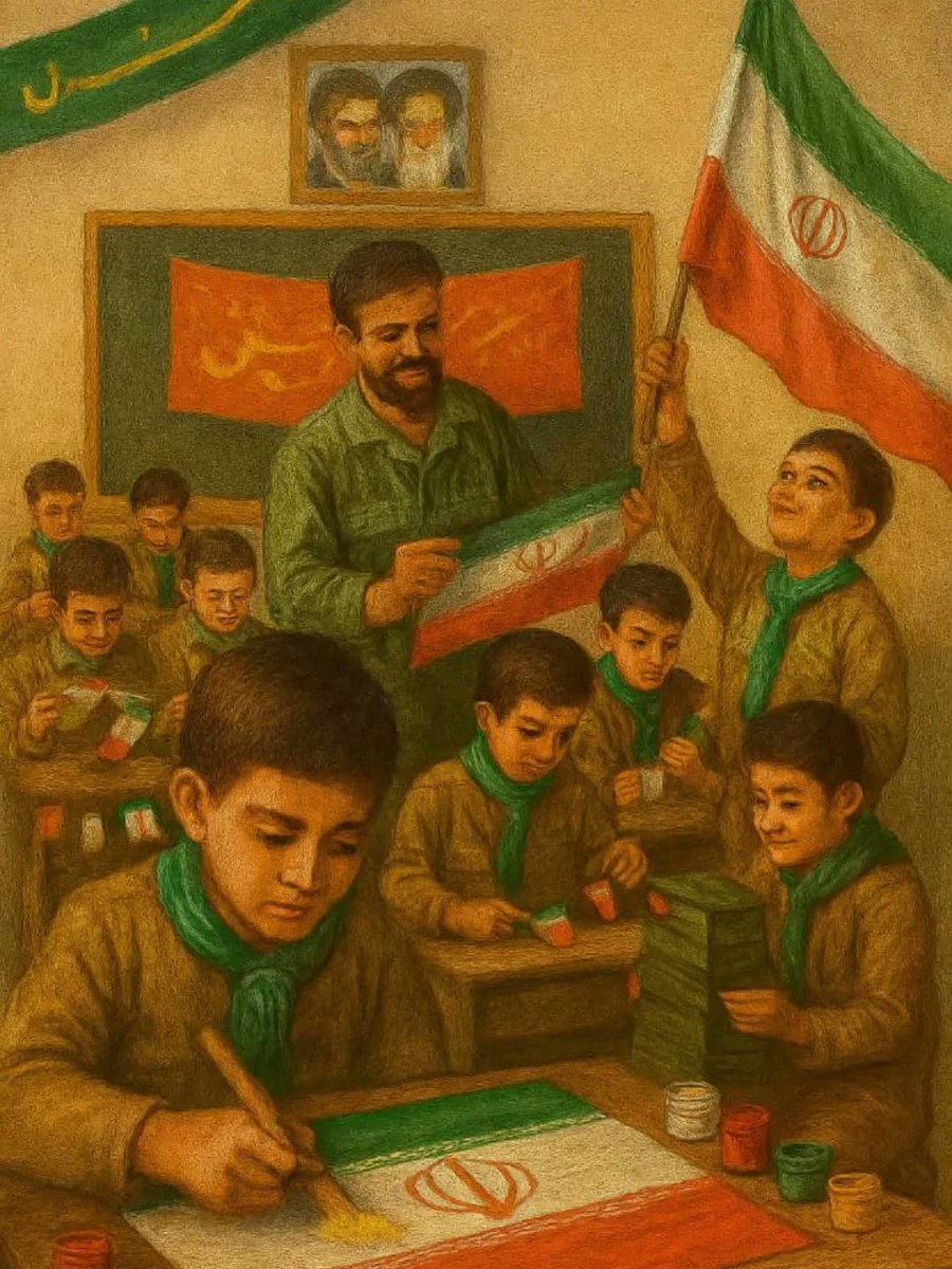 Peransszeibai's tweet photo. بزرگ‌ترین سرمایه ایران، فهمیده‌های آینده‌اند که امروز در کلاس‌ها شکل می‌گیرند.
#مدرسه_بسیج 
#مدرسه_الگوساز https://t.co/tfchia0Wmk