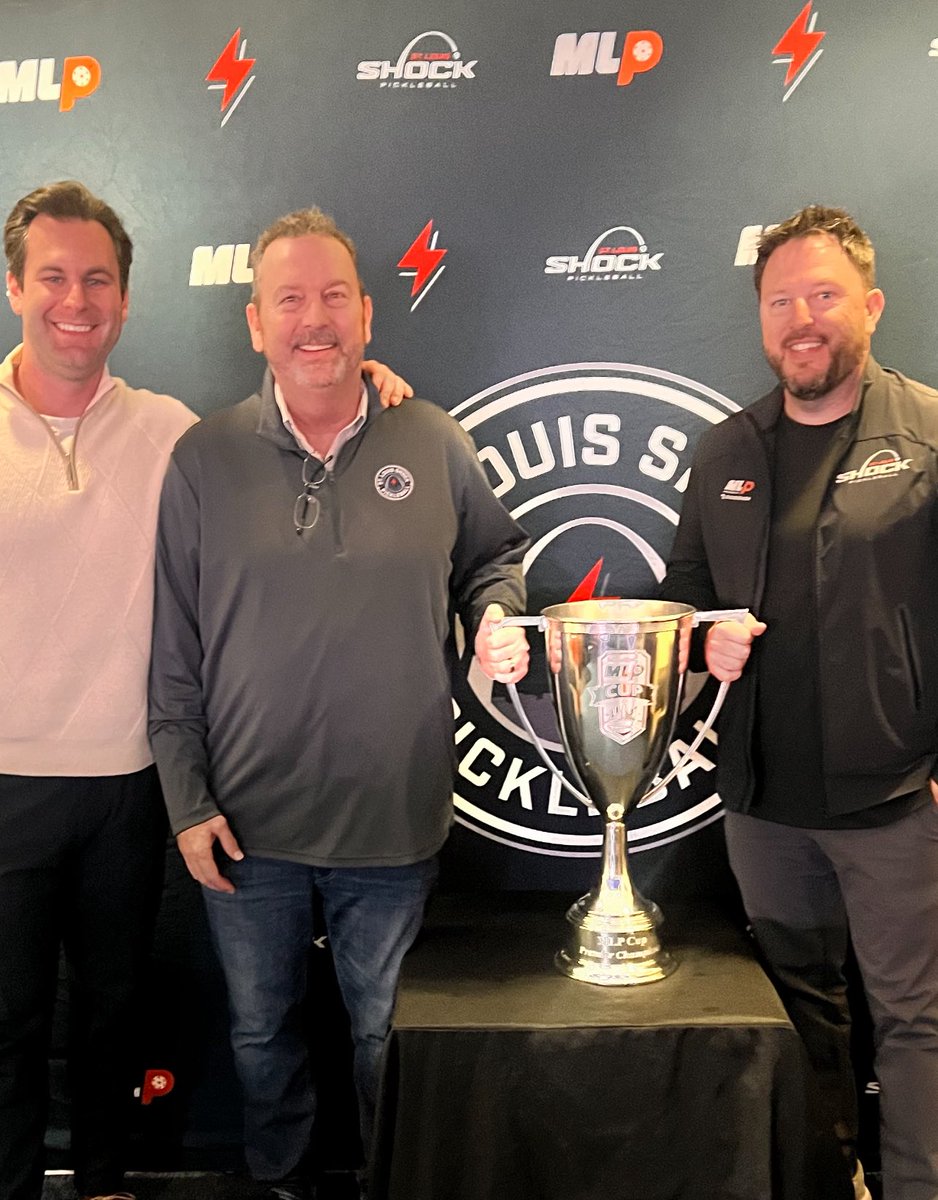 TJSlattery's tweet photo. Thank you, @StLouisShock, and the Chaifetz family, for an unforgettable season and an electric finish! ⚡️
You brought the MLP Cup Trophy home to St. Louis, inspired a city, and gave fans a reason to believe.
What a ride. What a team. What a family. 💛🏆
#ShockNation #MLPChamps https://t.co/M2V2ze136W