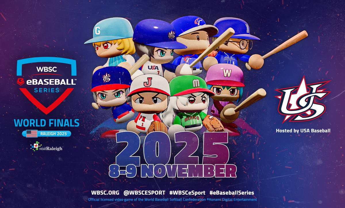 eBASEBALL_Pro's tweet photo. 【WBSCパワプロ ワールドファイナル】
🎉選手紹介ページ公開🎉

顔なじみの実力派から、世界大会に初参戦するフレッシュな顔ぶれまで🔥

ぜひチェックしてね👀😁
https://t.co/HWVoP2rQ0b

＠WBSC #WBSCパワプロ https://t.co/JuERuQmaPx