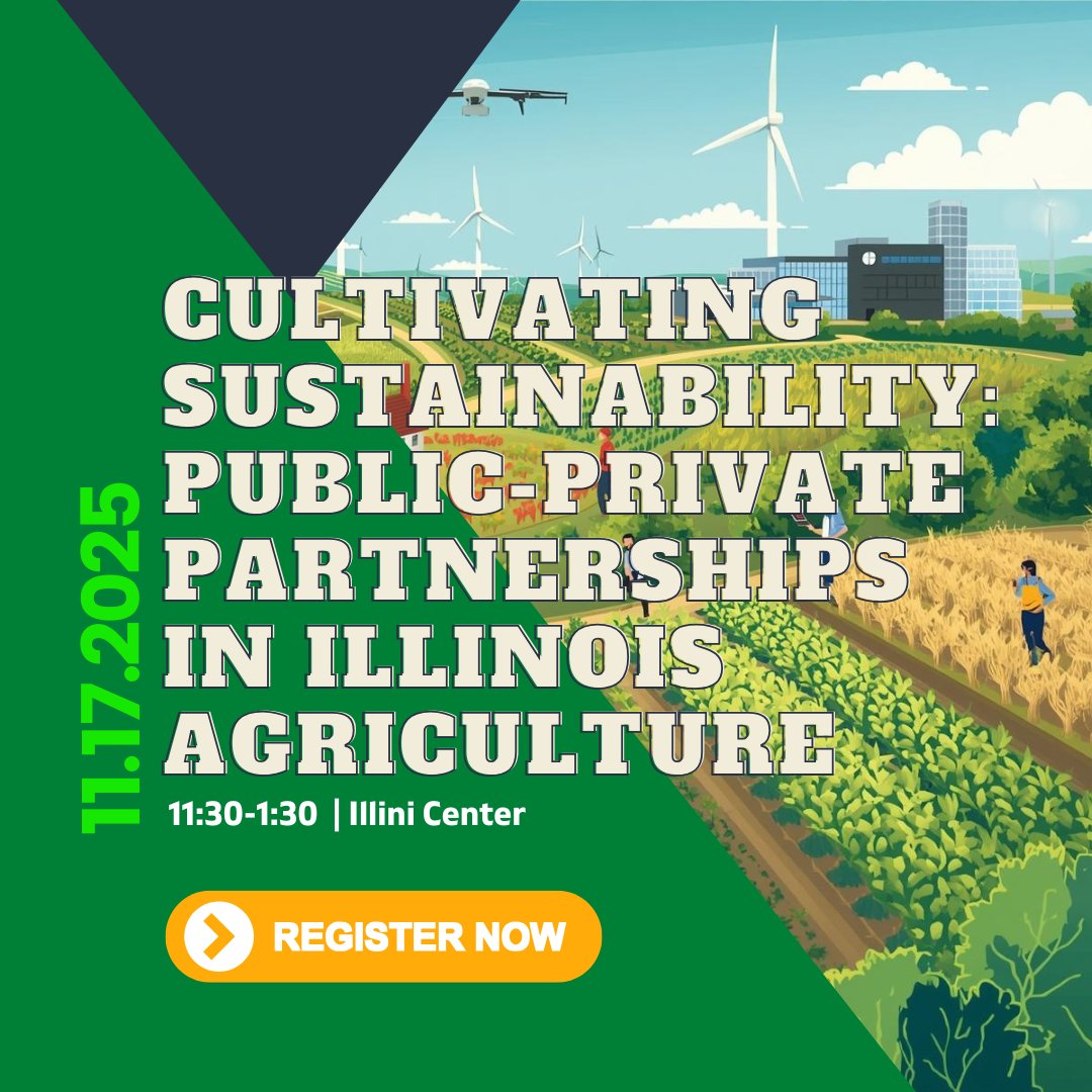 ChicagoFarmers's tweet image. Don’t miss learning about cultivating sustainability from Greg Goodwin, @ilcorn. He will highlight real-world partnerships making a difference at the Illini Center at 11:30 on Nov. 20. chicagofarmers.starchapter.com/meetinginfo.ph…
#TheChicagoFarmers
