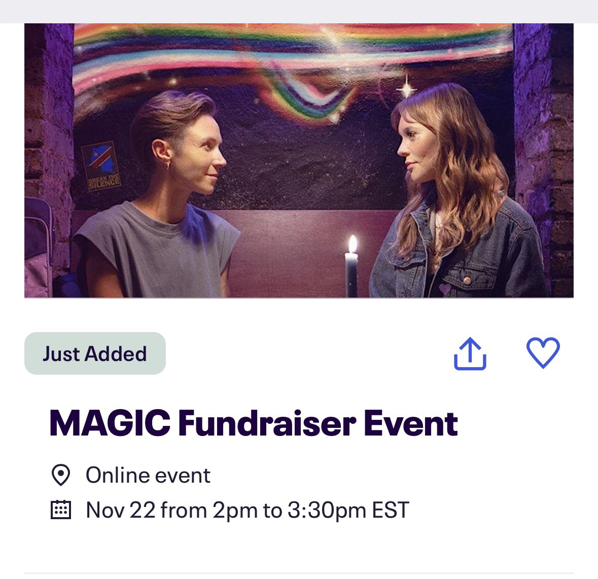 What my hope was for the entire 3 weeks of ticket sales, we’ve passed in just 35hrs. I’m speechless. I really am. Thank you to everyone who’s purchased a ticket so far that has helped us, help MAGIC. 🌈 <a href="/BoyeahLeah/">Leah Boyea 🐒 (They/Them)</a> <a href="/WayHaughtElf/">Jasper - If lost, return to Kat Barrell</a> <a href="/AlexandraRipka/">Alex🕊️</a> <a href="/KaticsEarper/">Alex ✌ #WelcomeHomeWynonna</a>