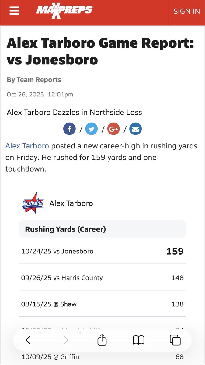 RB_Alex4's tweet image. Few clips from Jonesboro and Central game

Alex Tarboro | RB/LB | 5’10” 185 lbs | Northside HS (Columbus, GA) | Class of 2027

Photo credit: insta: n1d.tech
Video: WRBLSports 

#Commitment #Georgiafootball #recruitgeorgia #PrepRedZoneGA #Collegefootball #Addidas…