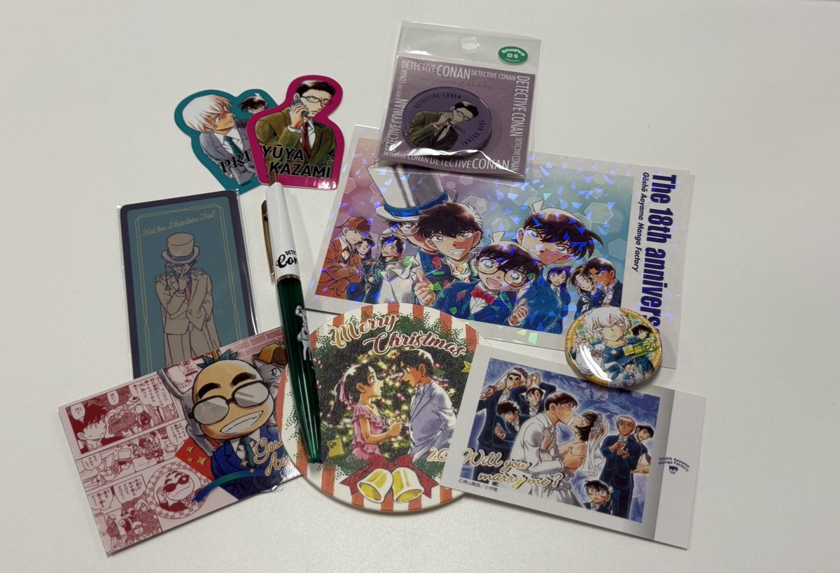 メイクさんがコナングッズくれたよー😭😭
風見！風見いいいい！！！