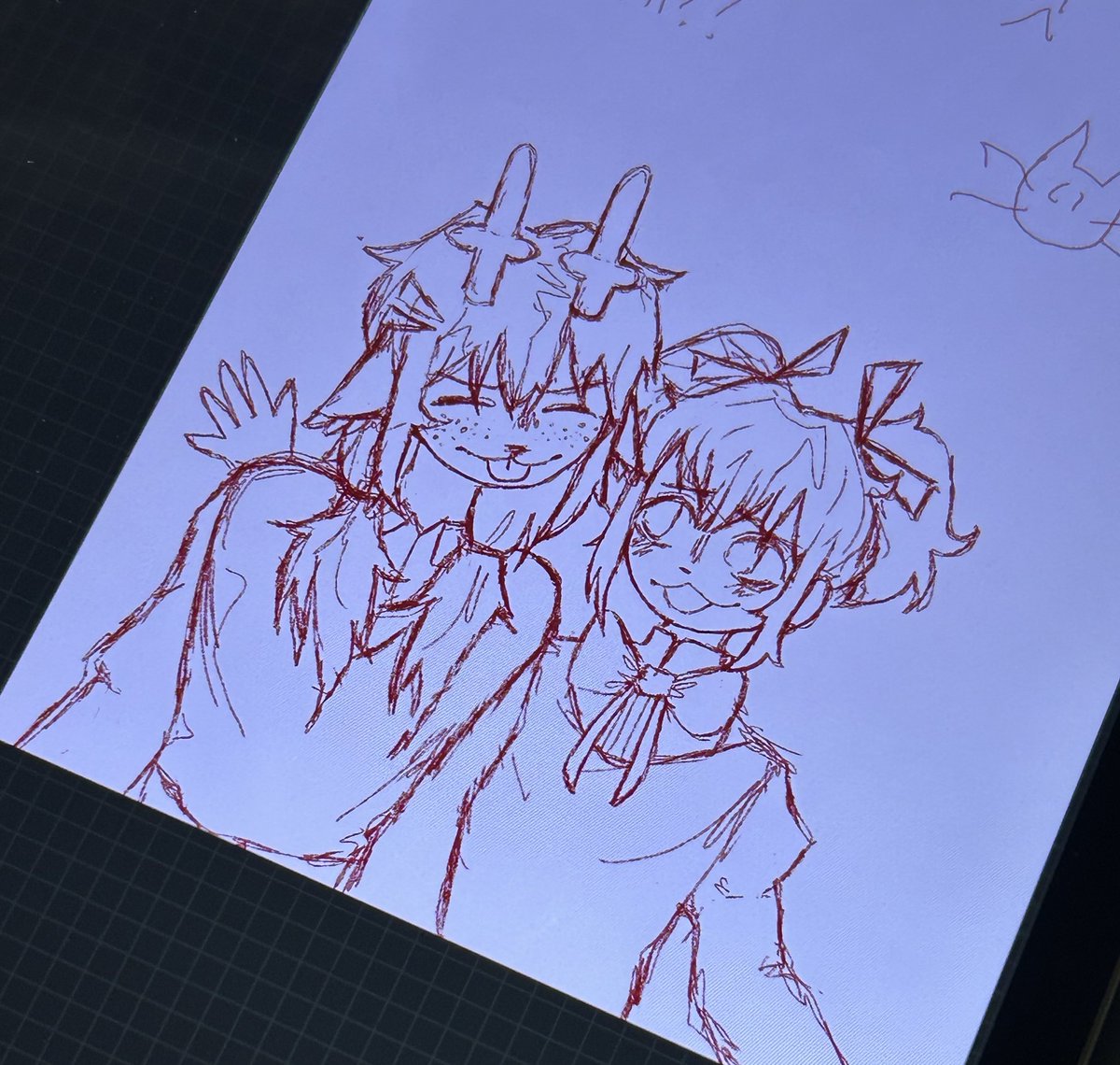 sacofbeans's tweet photo. @24seriall WAITT i was literally doodling these two together the other day omg https://t.co/cdaNNIrcul