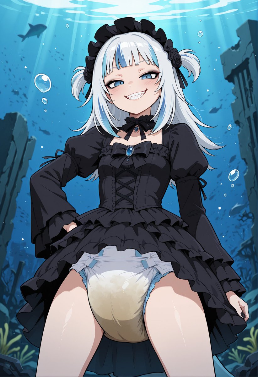 TanyaaMK3's tweet photo. I felt like generating some goth cuties tonight, enjoy!

#diaper #おむつ #abdl #aiart https://t.co/Np8eKumddG