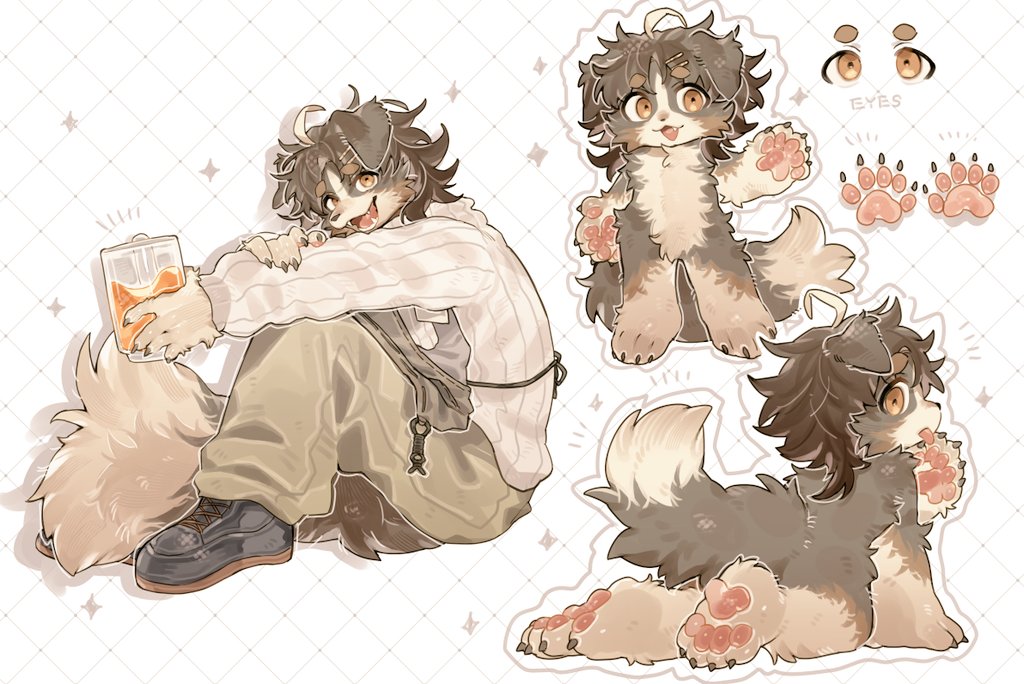 是可爱的小伯牧尔
谢谢<a href="/aya_ryona/">あや@4月まで多忙</a> 把他画的这么可爱