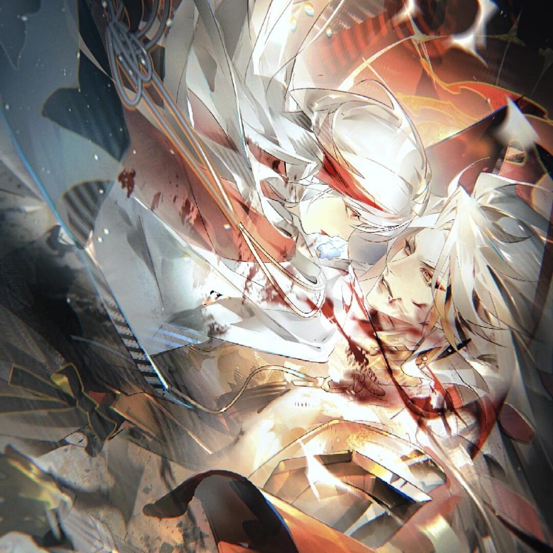 sakuratsugai's tweet photo. ship so good, if it weren't for their clans being enemies and Okuninushi, these two probably would have fallen in love because they were soulmates. 

She grows flowers for him, and he says goodbye with his butterflies. https://t.co/x8xes74w33