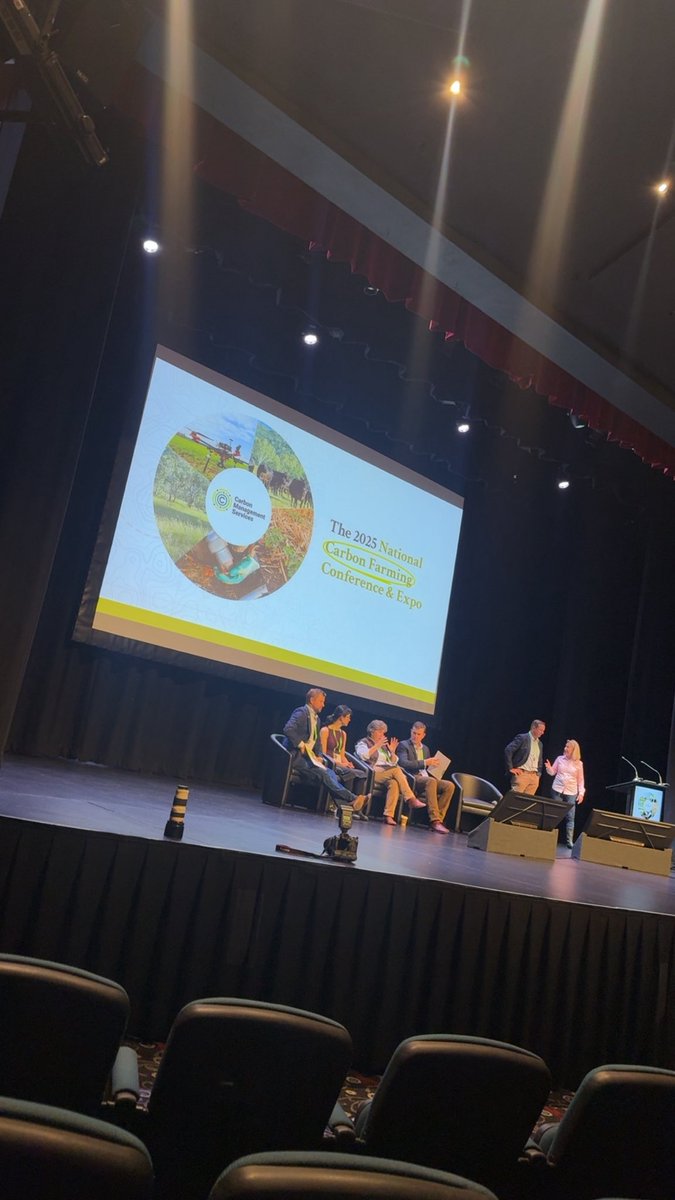 Dropping in on the Carbon Farming Conference and Expo. 
Informative day!