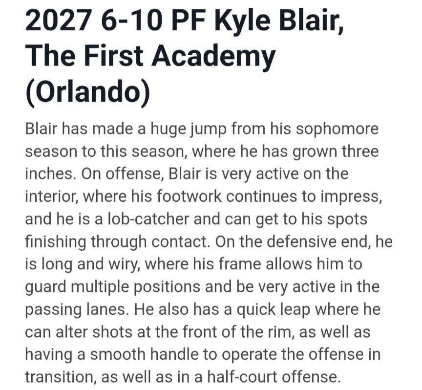 23KyleBlair's tweet photo. Appreciate the recognition @RossVDG14 🙏 Ready to get after it this season 💪🔥
#ForHISGlory #RunWithTheRoyals https://t.co/bUVO50JkY9