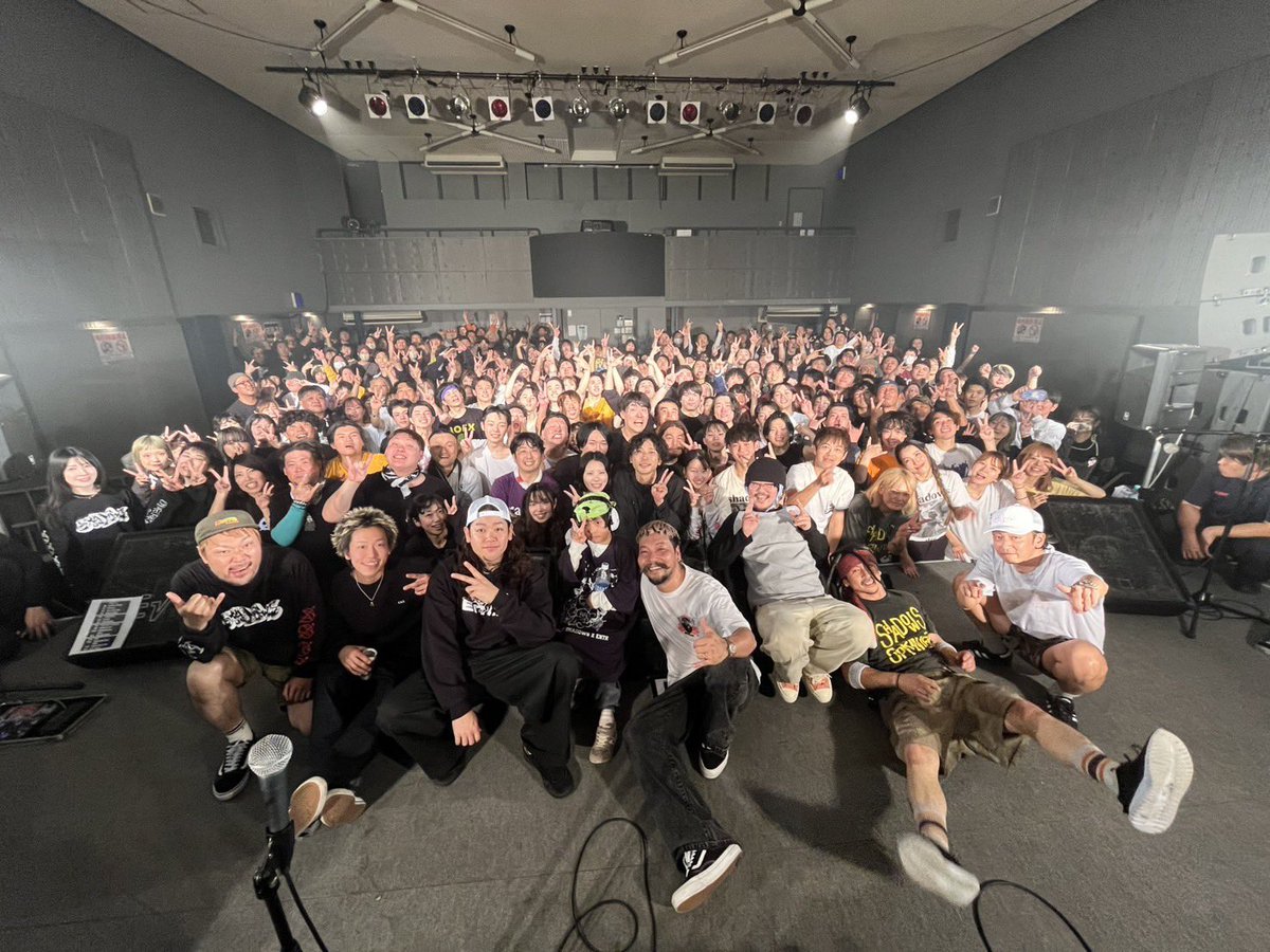 SHADOWS_JAPAN's tweet image. SHADOWS x ENTH  Presents.
-EAZY- 3日目 山形MUSIC SHOWA SESSIONありがとうございました！

#EAZY #BMP