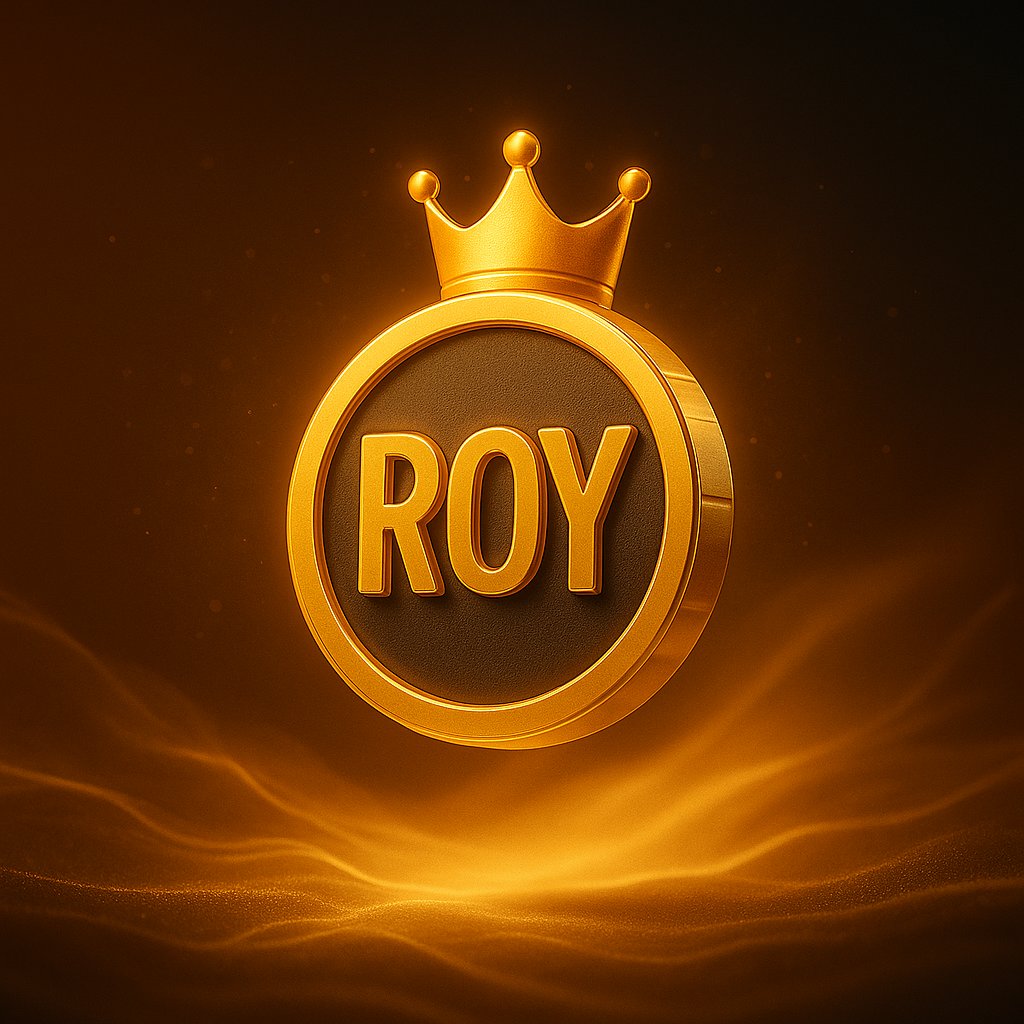 xtheroyalty's tweet photo. ✨The symbol of trust, innovation, and real-world value.
Where digital meets prestige — this is ROY. 👑✨
#ROY #Web3Payments #CryptoInRealLife #LuxuryFinance https://t.co/cqiND92M0N