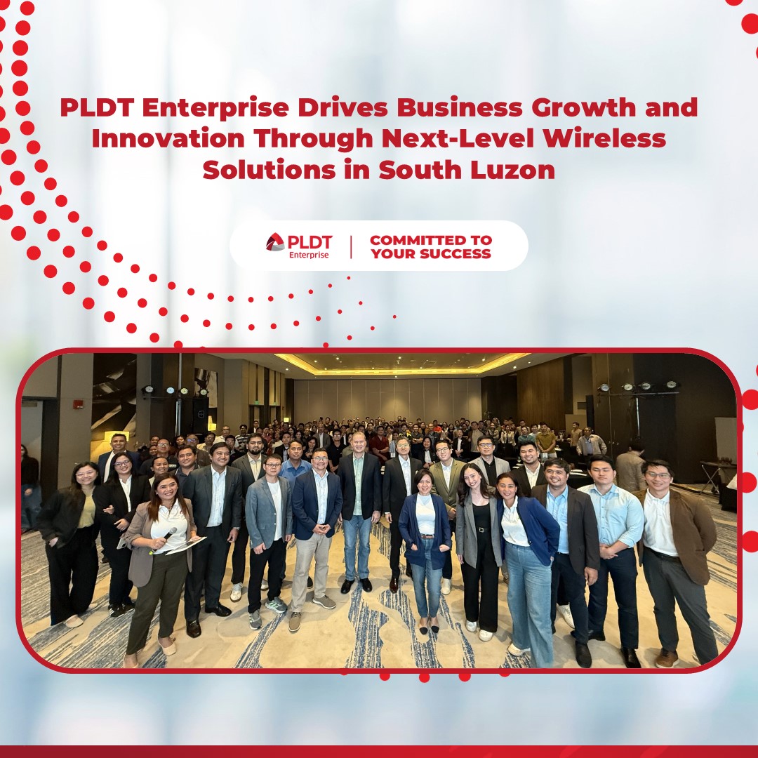 PLDTEnterprise's tweet image. #ICYMI: PLDT Enterprise brought together business leaders, technology partners, and industry innovators at the Wireless Product Summit South Luzon Leg.

Read more: bit.ly/pldtenterprise…

#WirelessSolutions #Connectivity #SmartPostpaid #InternetOfThings #CommittedToYourSuccess