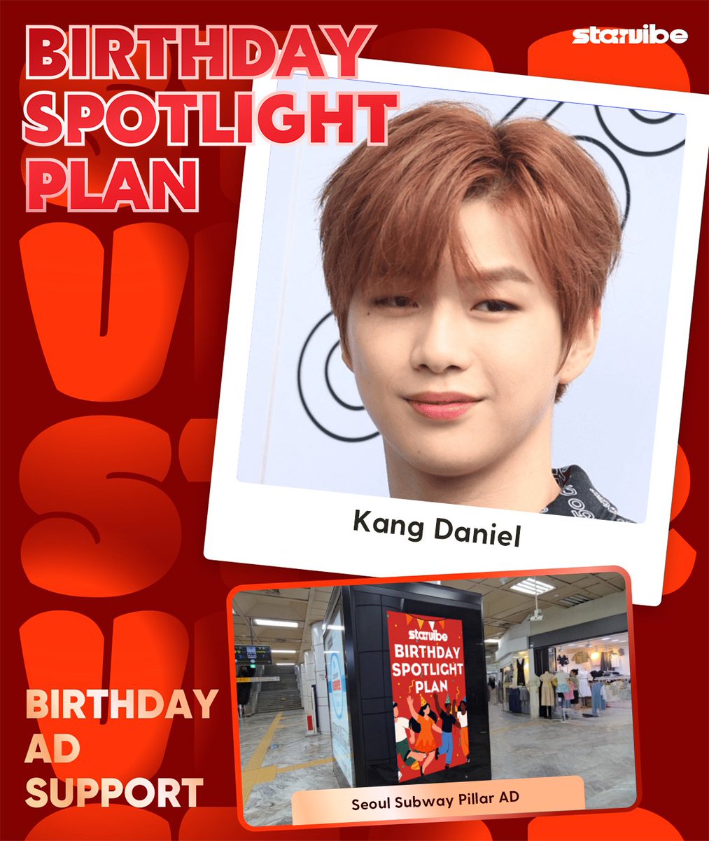 Celebrate #KANGDANIEL’s special day with your votes!🎂 
Support them in the Starvibe Birthday Spotlight 🌟

🥇 #1 wins a Seoul Subway Pillar AD 🚇✨

⏳ Voting ends: 2025.11.15 (KST)

Vote here 👉 [starvibe.fun/leader-board/b…]

 #BirthdaySpotlightPlan #KANGDANIEL