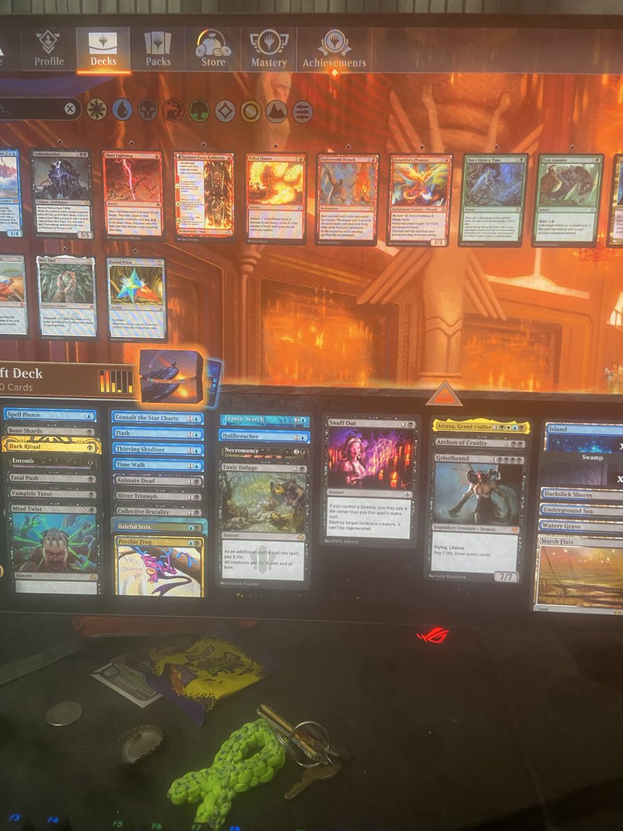 cline_kaleb's tweet photo. @NumotTheNummy My first trophy . Three drafts in having a blast https://t.co/rH4xjNn2AJ