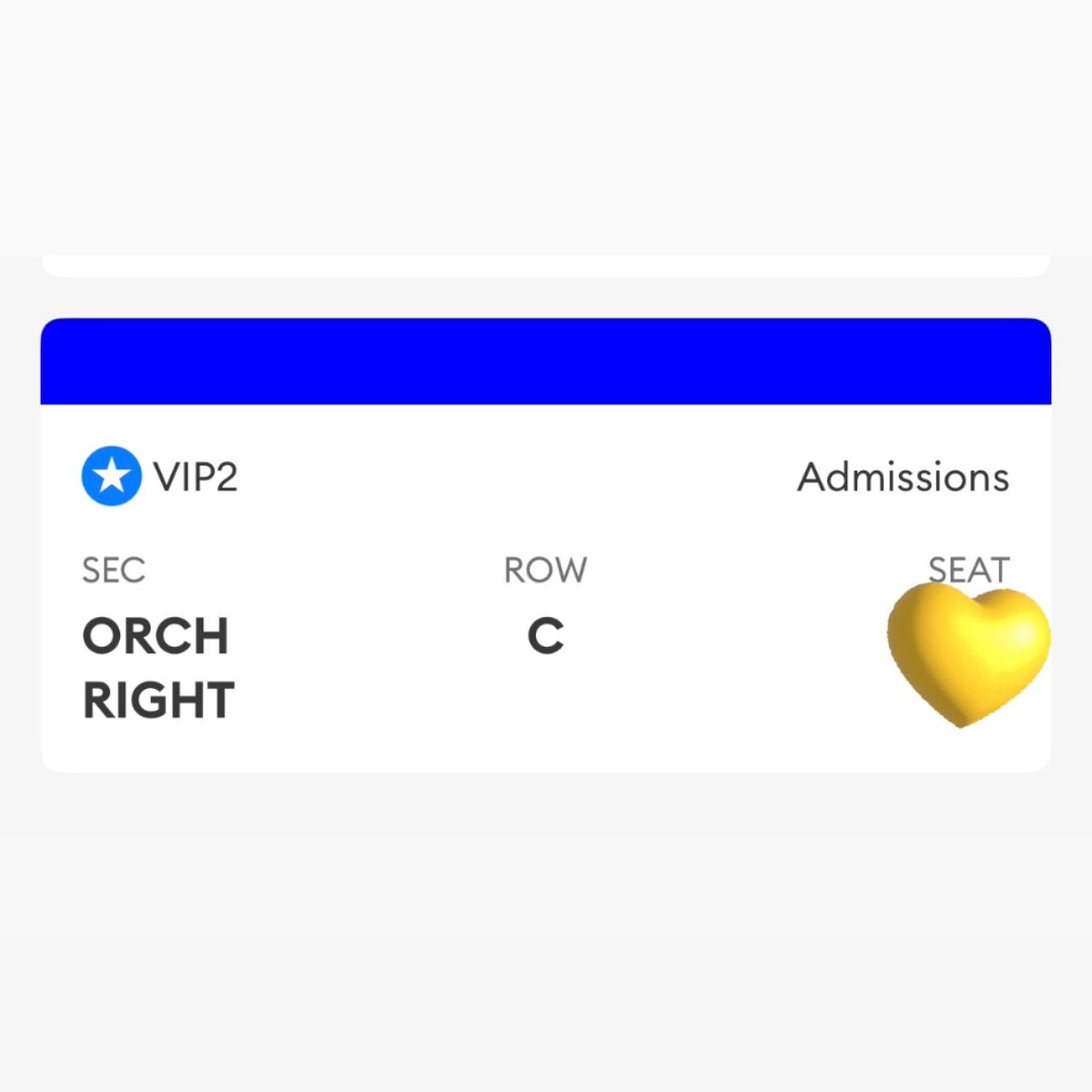 sunnywhen's tweet photo. WTS / Selling for a friend 
1 ticket to riizing loud in LA
Orch R Row C (basically row 2 or orch right) 

#riizeinla #riize #wtsriize https://t.co/IZ1Fhg9xuD