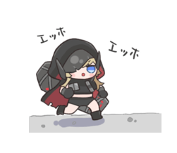 「作ってるときは流行ってたんだろうなあと思われるNIKKEのLINEスタンプ第6段」|怪しい隣人のイラスト