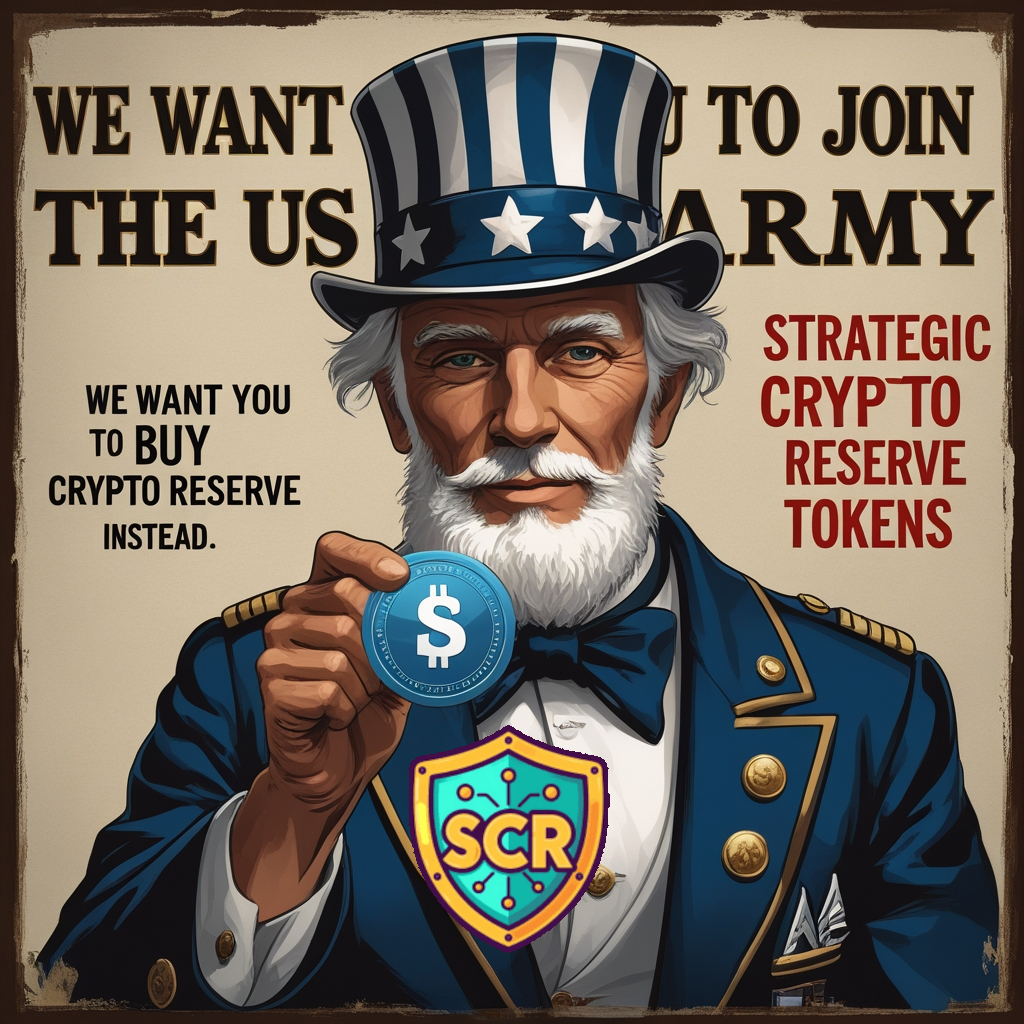 strategicreset's tweet photo. 🇺🇸 We Want YOU to enlist in the Strategic Crypto Reserve! Secure your digital future — not with boots, but with $SCR tokens on Polygon 💥Report to 👉https://t.co/9dIbLsliyW
#CryptoArmy #SCRToken #Polygon #CryptoRecruit #DeFiFrontline 🚀 https://t.co/4E50o7TIJL