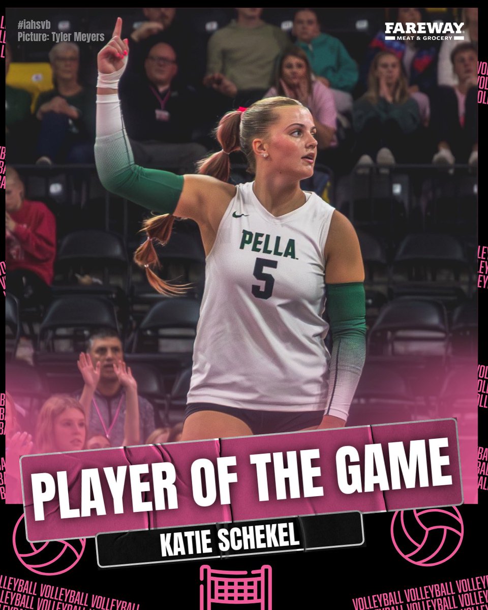 𝗣𝗹𝗮𝘆𝗲𝗿 𝗼𝗳 𝘁𝗵𝗲 𝗚𝗮𝗺𝗲 🔰

Katie Scheckel drops a 16 kills and 15 assists for a win over Norwalk 🔥

#iahsvb Tyler Meyers