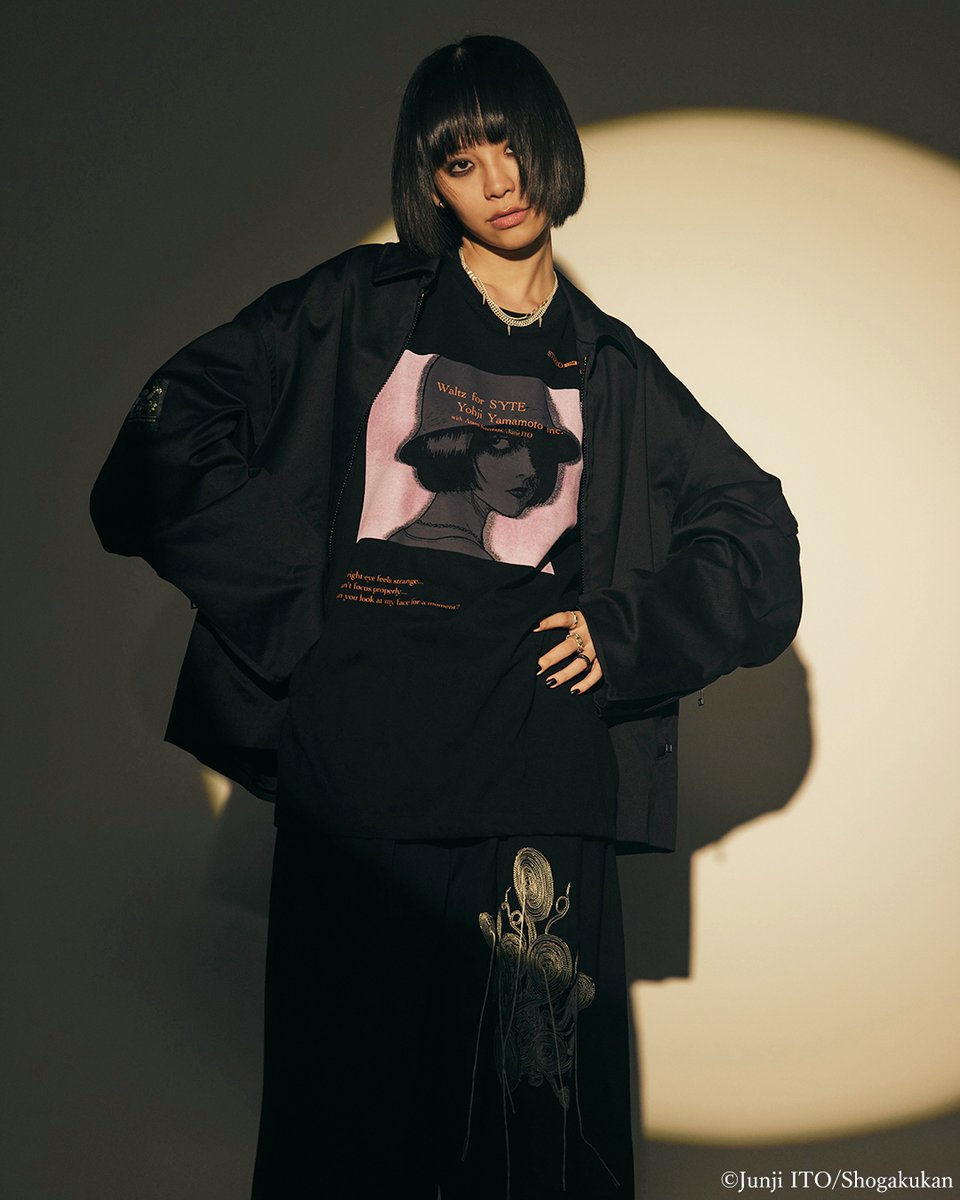 S'YTE×伊藤潤二 25aw 桐絵&あざみショルダーバッグ / うずまき S'YTE