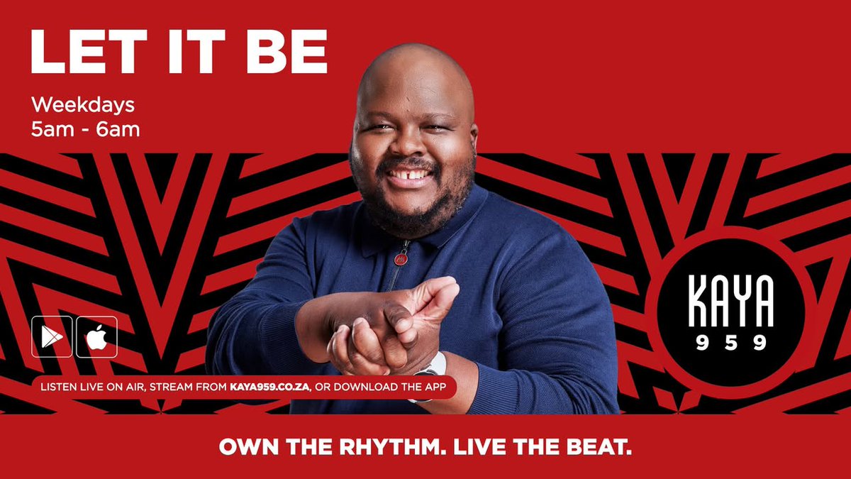 Time for the morning wake-up! 
Ready for the brand-new day.

It's time for #KayaLetItBe

🌤️ #MotivationQuote 
🌤️ BirthdayWishesOnKaya 
🌤️ Traffic report 

📲WhatsApp 063 688 0959

📻 kaya959.co.za