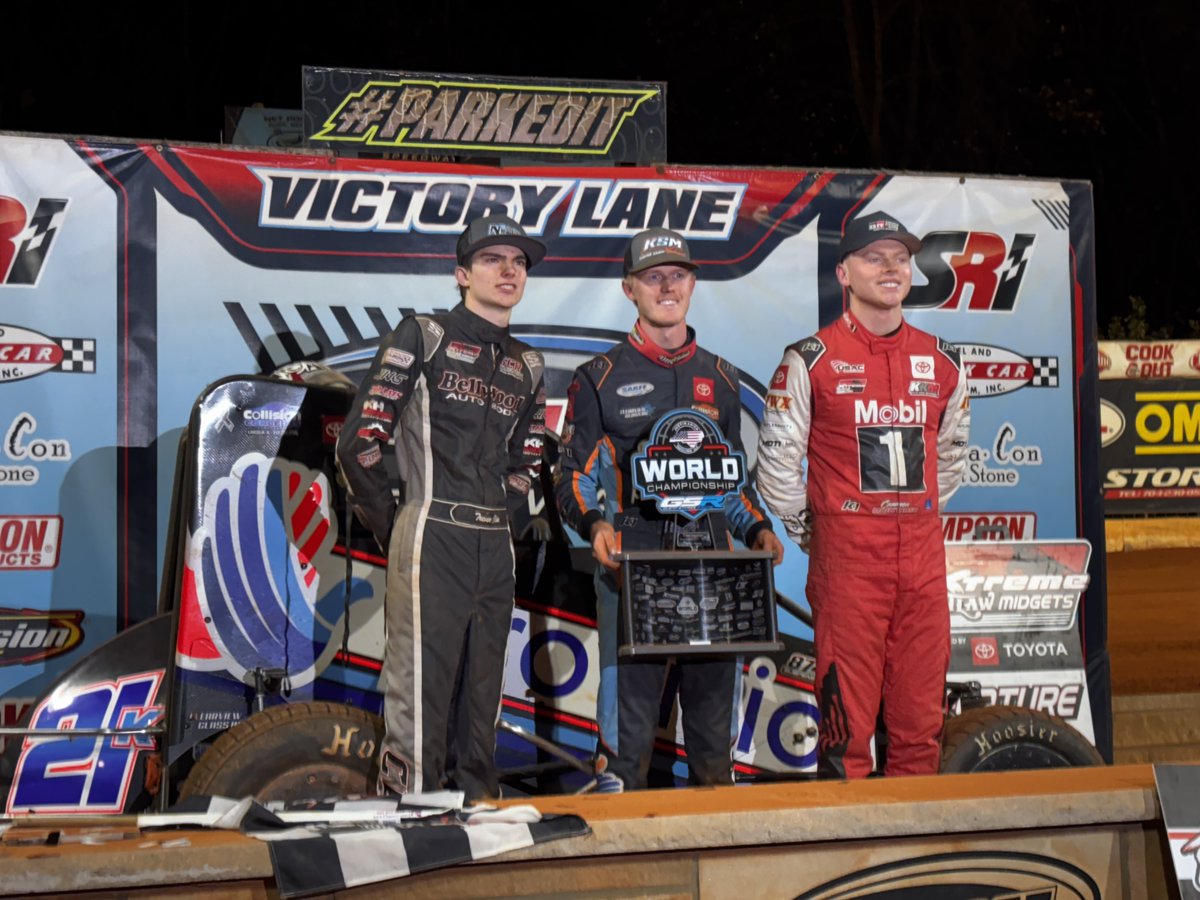 Xtreme_Outlaw's tweet photo. Podium from @MillbridgeRacin:

🥇@SarffKarter 
🥈@cannonmacracing 
🥉@TrevorCline55 https://t.co/PFYSmrXXtG