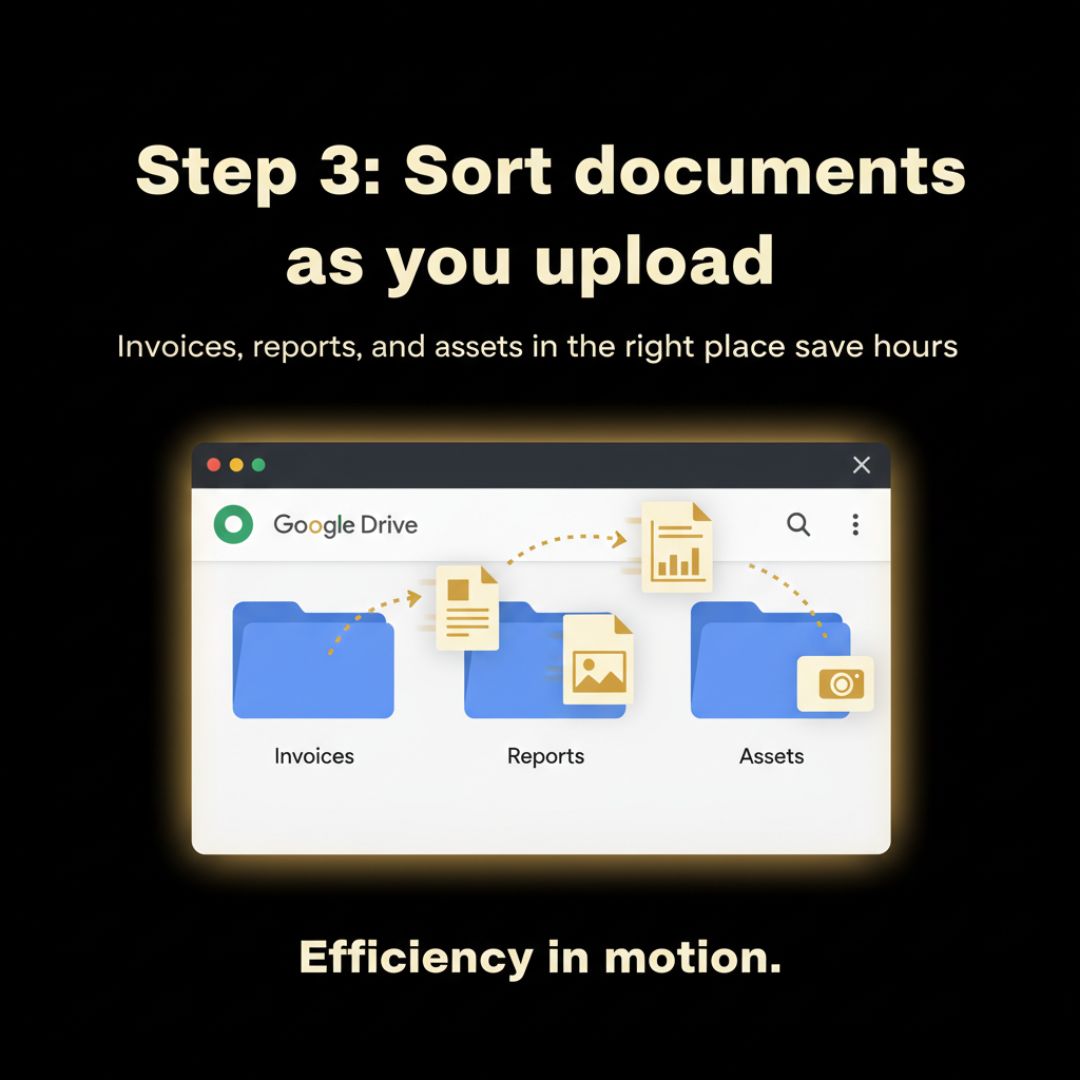 AlphaDesk_25's tweet photo. Store client files safely on Google Drive. Folders and naming rules keep everything easy to find.

#GoogleDrive #FileManagement #Organization #AlphaDesk https://t.co/DgSd3XiQzn