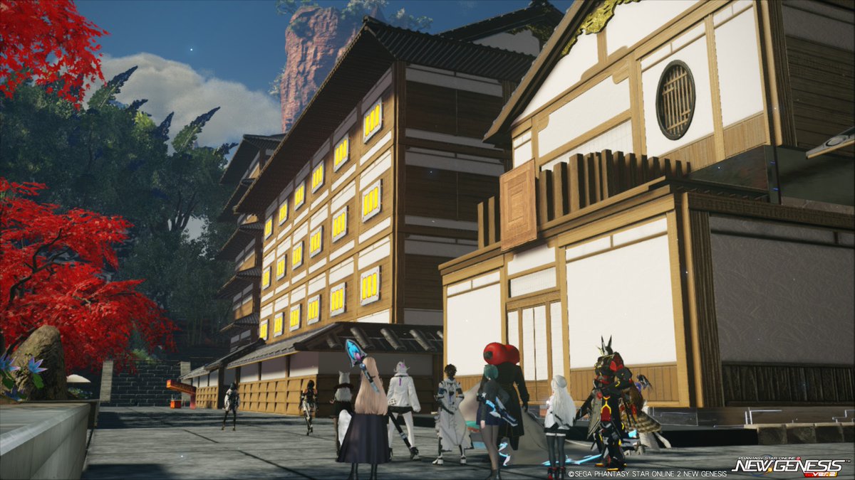 Ship3_Iuchi01's tweet image. 昨日はメンバーのCスペをみんなで観光しながら工芸品を作りました！
紅葉も綺麗でした……ちょうど今ぐらいが色づいてくる頃でしょうか。リアルも楽しみですね！
#PSO2NGS #PSO2NGS_RP