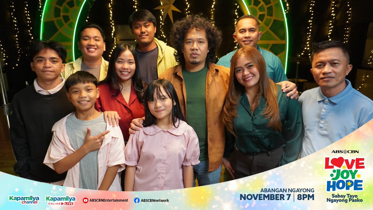 ALTiWantTFC's tweet photo. Huyyy??!?!! Kasama rin yung mga Kapamilya nating kumanta ng "Kapamilya Forever" 2025 version sa ABS-CBN Christmas ID this year?! 😭😭🫶

#LoveJoyHope #ABSCBNChristmasID2025 https://t.co/JjznStyuCS
