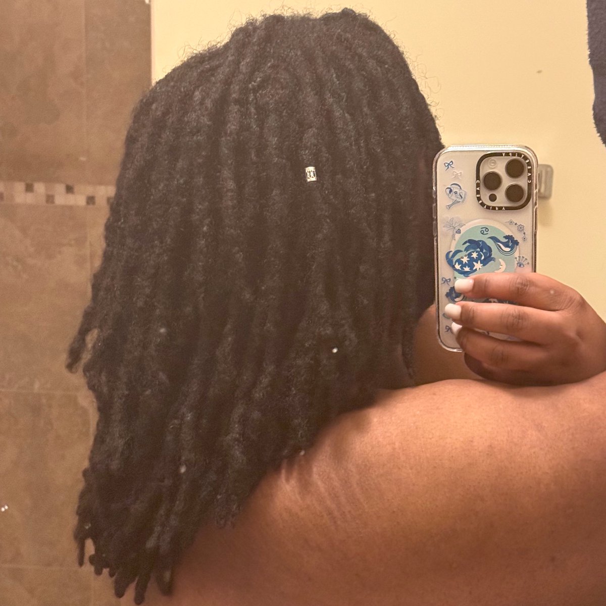 when my locs touch my butt, it’s over