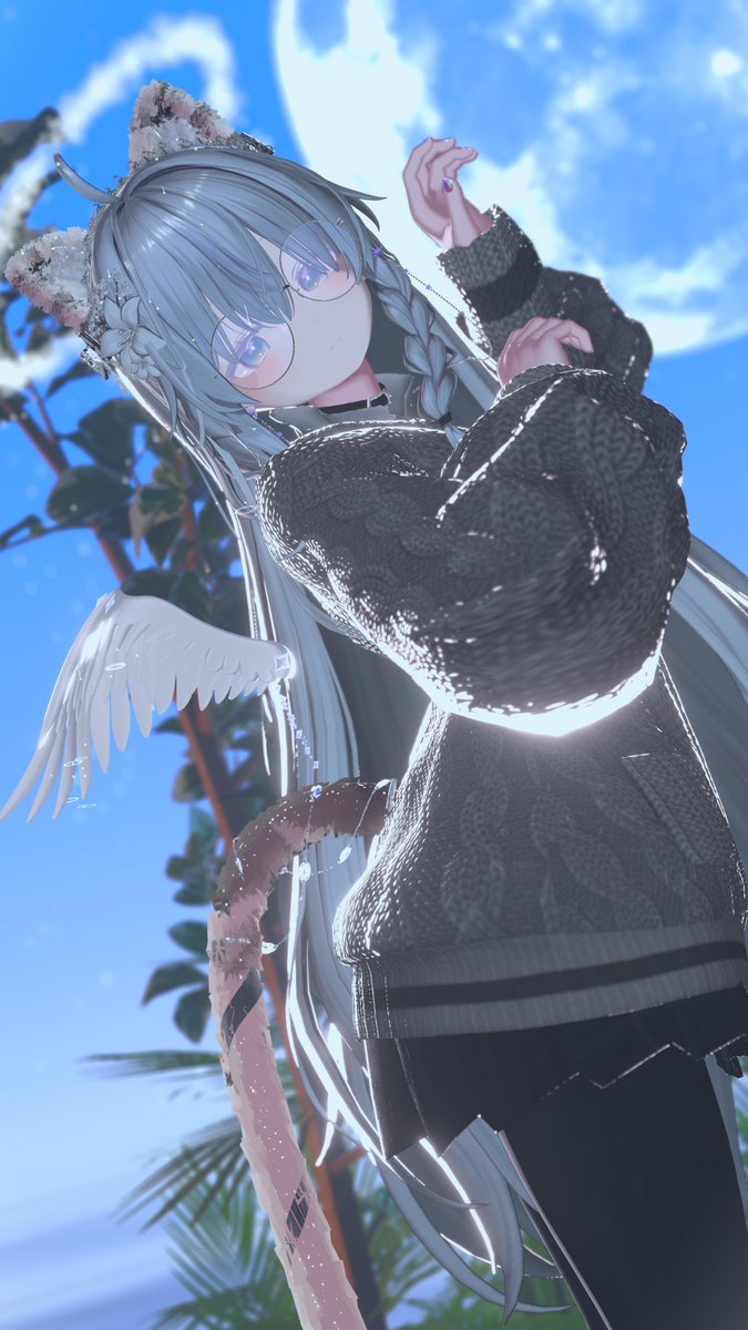 おはえの～♪💜

【 Pastel Fluff 】
以前投稿した時は尻尾が映ってなかったので、折角ならということで撮ってきました！
きらきらもふもふでとってもかわいっくって大好きですっ♪

#VRChat #Shinano3D #はるさめ雑貨店