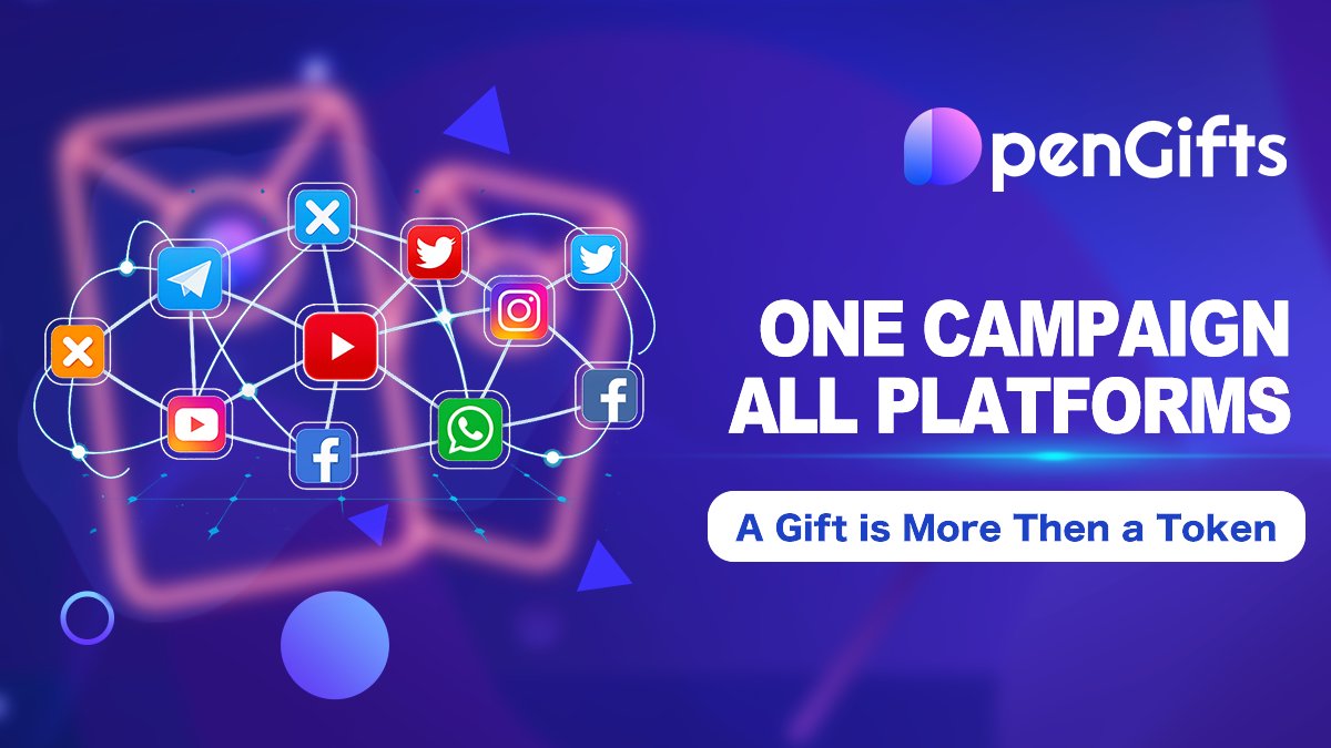 TonGiftsbot's tweet image. 🌍 Telegram, X, Web — different platforms, one ecosystem.
With OpenGifts, a single campaign can reach everyone, everywhere.
That’s the power of omnichain and omnimedia distribution. ⚡
#Omnichain #Web3Tools #Growth #OpenGifts