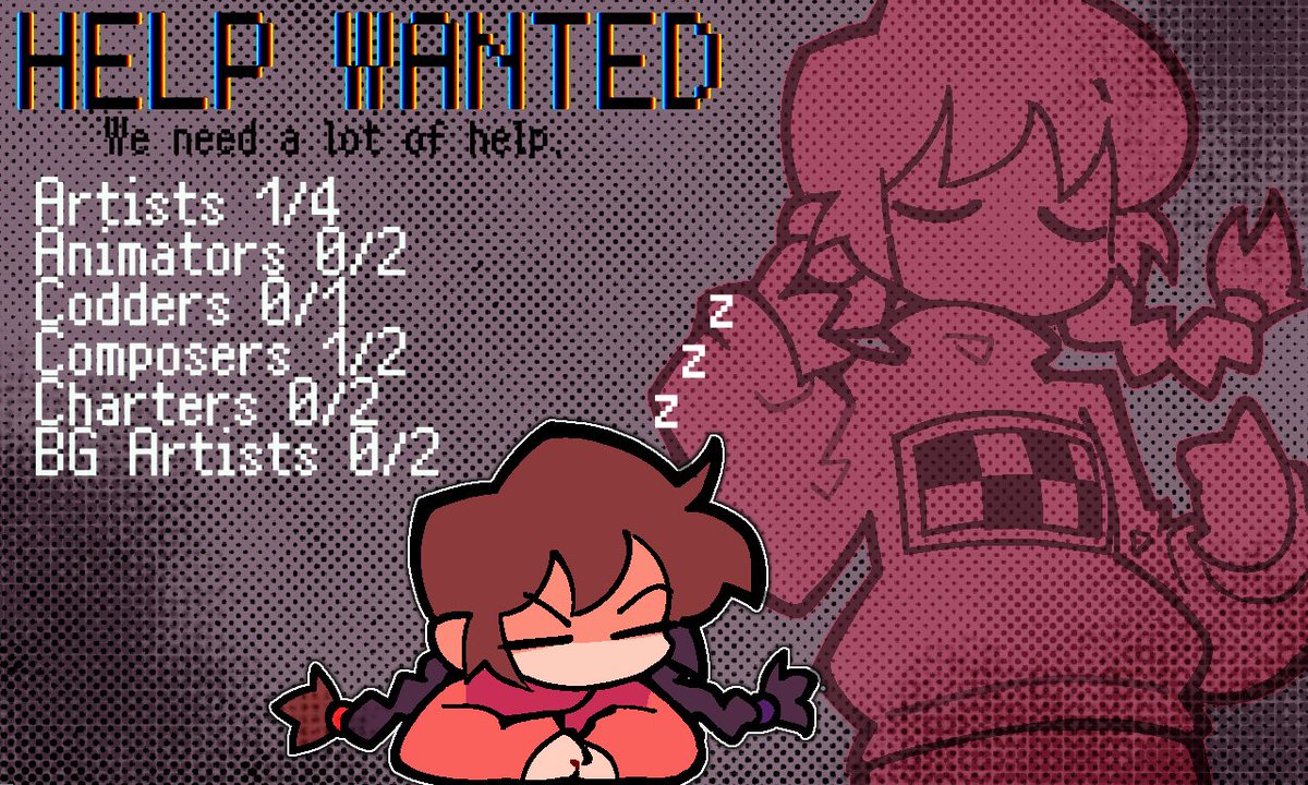 FunkinDreamss's tweet image. I NEED HELP WANTED FOR MOD YUME NIKKI 
#yumenikki #FNF